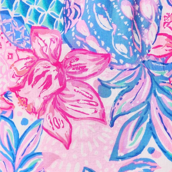 NWT LILLY PULITZER Dezi Off-The-Shoulder Maxi Dress - Picture 9 of 12